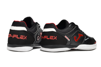Men's Joma Top Flex IC Indoor & Futsal Low-Tops Football Shoes - Black/Red/White