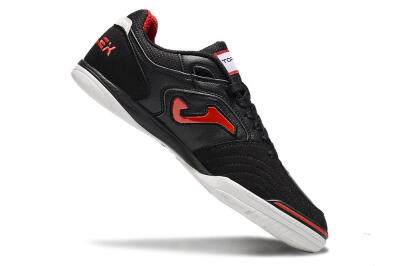 Men's Joma Top Flex IC Indoor & Futsal Low-Tops Football Shoes - Black/Red/White