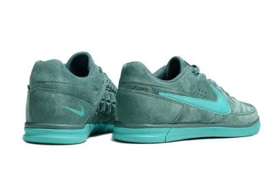 Men's Nike Street Gato IC Indoor & Futsal Low-Tops Football Shoes - Green/Green