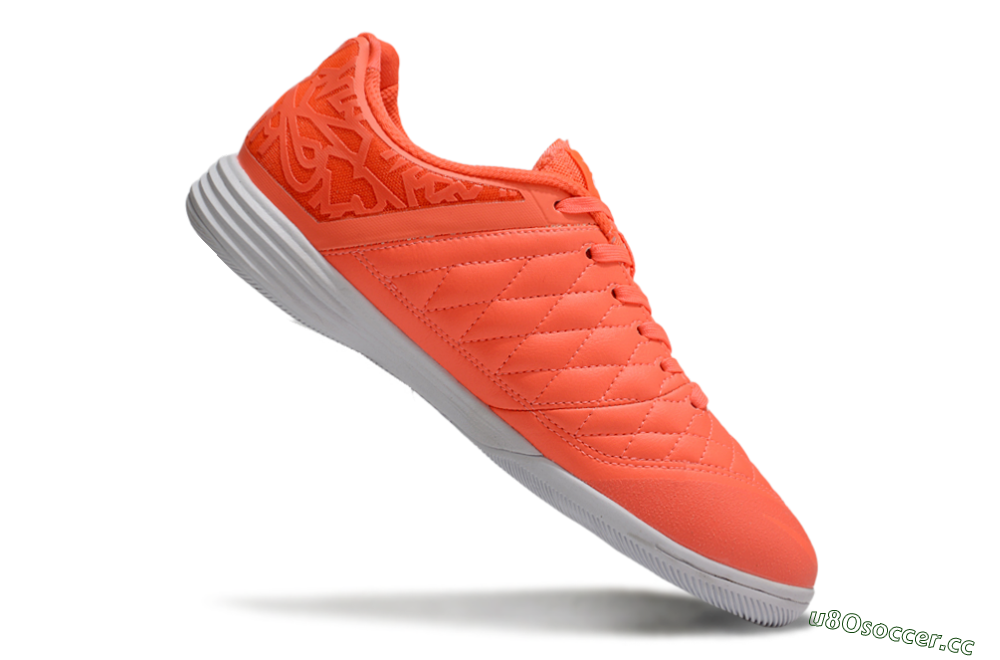 Men's Nike Lunar Gato 2 IC Indoor & Futsal Low-Tops Football Shoes - Red/White 4