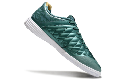 Men's Nike Lunar Gato 2 IC Indoor & Futsal Low-Tops Football Shoes - Green/Yellow/White