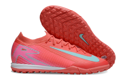 Unisex Nike Air Zoom Mercurial Vapor 16 Elite TF Artificial Turf Low-Tops Football Shoes - Red/Jade/Pink