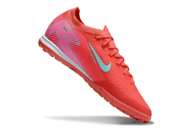 Unisex Nike Air Zoom Mercurial Vapor 16 Elite TF Artificial Turf Low-Tops Football Shoes - Red/Jade/Pink