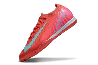 Unisex Nike Air Zoom Mercurial Vapor 16 Elite TF Artificial Turf Low-Tops Football Shoes - Red/Jade/Pink