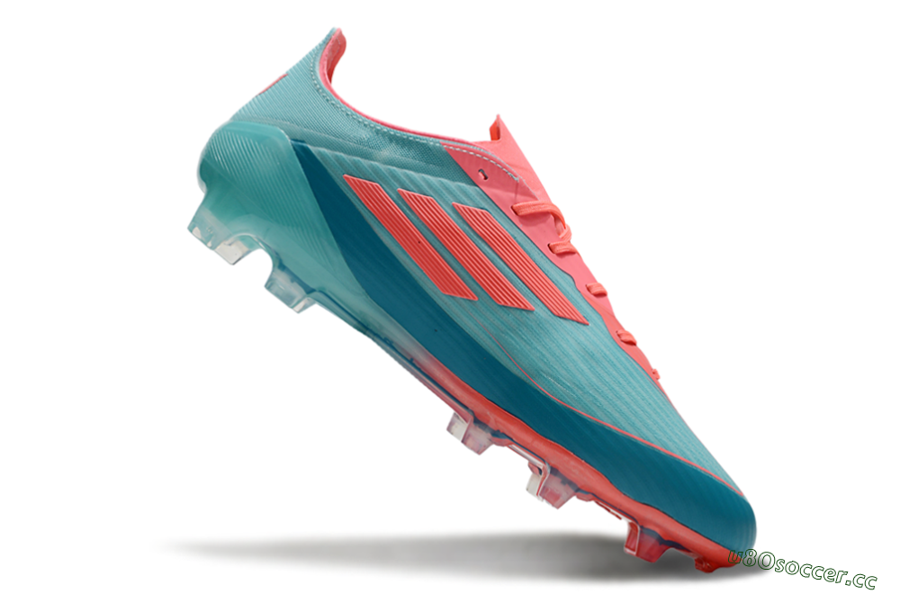 Men's Adidas F50 Elite FG Firm Ground Low-Tops Football Boots - Jade/Red/Blue 4