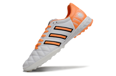 Men's Adidas Adipure 11Pro x PD25 Trx TF Artificial Turf Low-Tops Football Shoes - White/Black/Orange