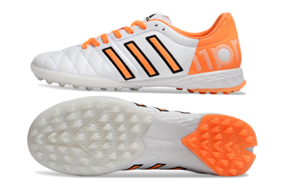 Men's Adidas Adipure 11Pro x PD25 Trx TF Artificial Turf Low-Tops Football Shoes - White/Black/Orange