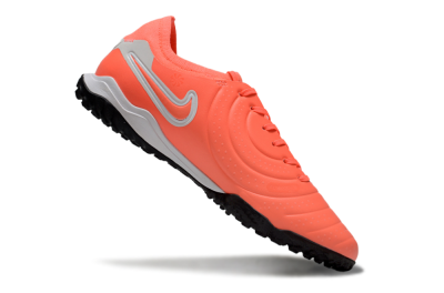 Men's Nike Tiempo Legend 10 Pro TF Artificial Turf Low-Tops Football Shoes - Red/White/Black
