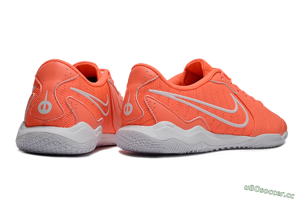 Men's Nike Tiempo Legend 10 Academy IC Indoor & Futsal Low-Tops Football Shoes - Red/White 6