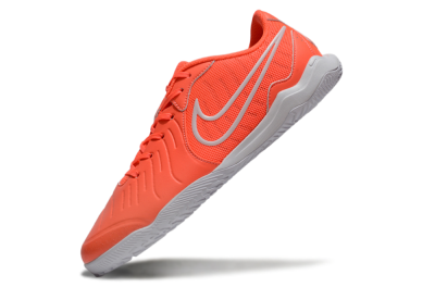 Men's Nike Tiempo Legend 10 Academy IC Indoor & Futsal Low-Tops Football Shoes - Red/White
