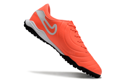 Men's Nike Tiempo Legend 10 Academy TF Artificial Turf Low-Tops Football Shoes - Red/White/Black