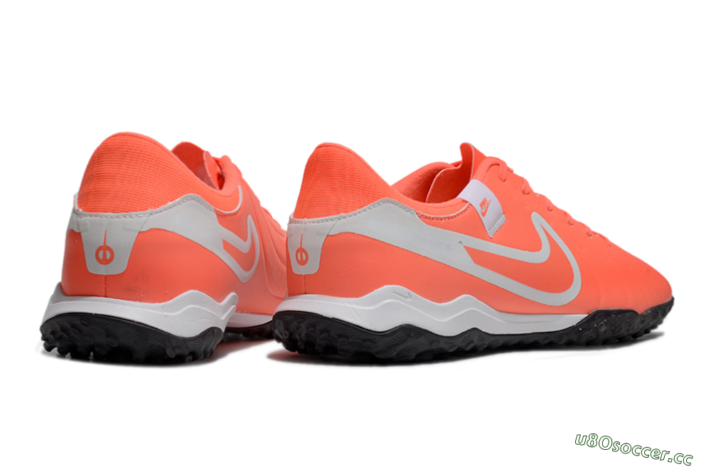Men's Nike Tiempo Legend 10 Academy TF Artificial Turf Low-Tops Football Shoes - Red/White/Black 6