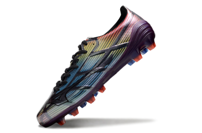 Men's Mizuno Morelia Neo Sala FG Firm Ground Low-Tops Football Boots - Blue/Yellow/Red/Purple