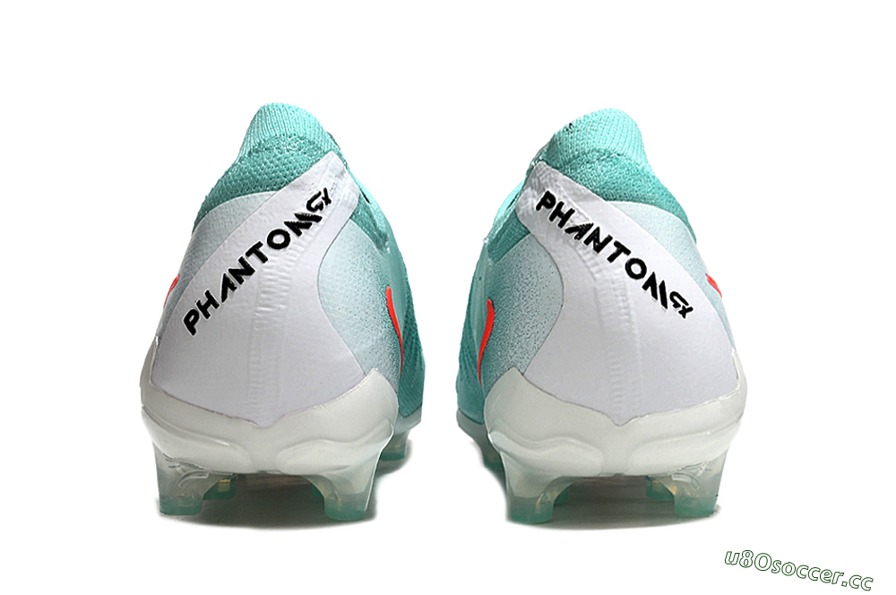 Men's Nike Phantom GX Elite AG Artificial Grass Low-Tops Football Boots - Jade/Red/White 5