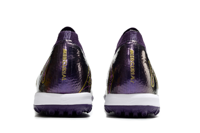Unisex Nike Air Zoom Mercurial Vapor 16 Elite TF Artificial Turf Low-Tops Football Shoes - Purple/White/Gold