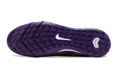 Unisex Nike Air Zoom Mercurial Vapor 16 Elite TF Artificial Turf Low-Tops Football Shoes - Purple/White/Gold