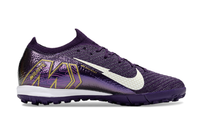 Unisex Nike Air Zoom Mercurial Vapor 16 Elite TF Artificial Turf Low-Tops Football Shoes - Purple/White/Gold
