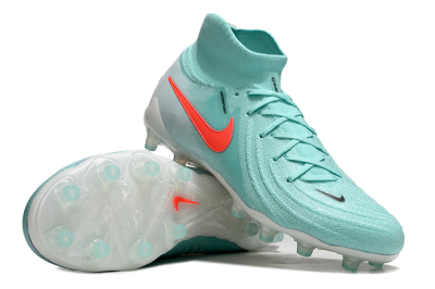 Men's Nike Phantom Luna Elite AG Artificial Grass High-Tops Football Boots - Jade/Red/White