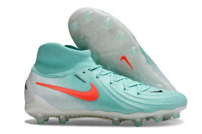 Men's Nike Phantom Luna Elite AG Artificial Grass High-Tops Football Boots - Jade/Red/White