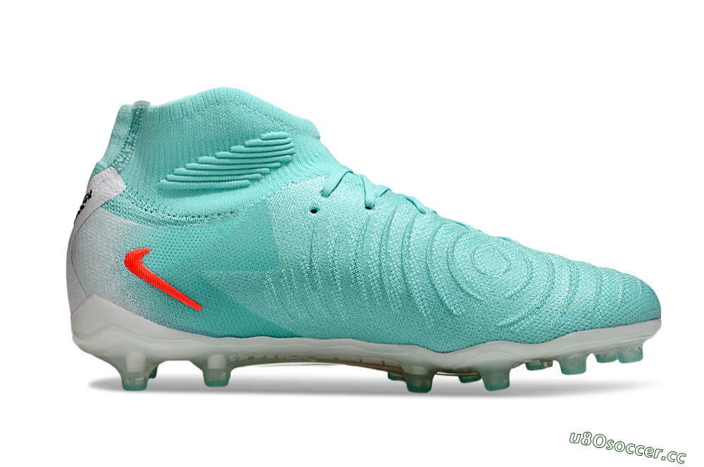 Men's Nike Phantom Luna Elite AG Artificial Grass High-Tops Football Boots - Jade/Red/White 7