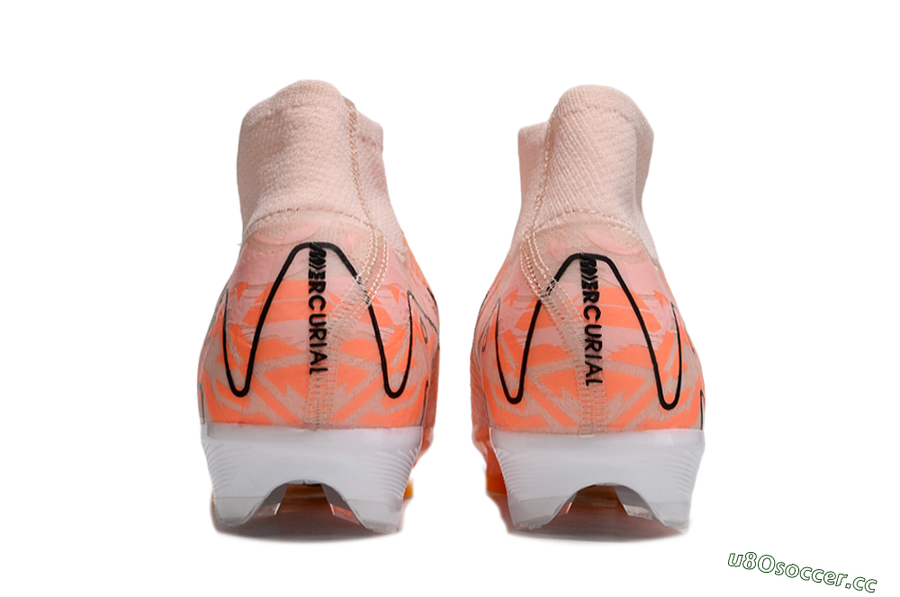 Unisex Nike Air Zoom Mercurial Superfly 10 Elite FG Firm Ground High-Tops Football Boots - Pink/Black/Purple 5