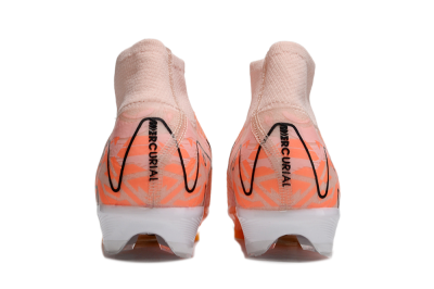 Unisex Nike Air Zoom Mercurial Superfly 10 Elite FG Firm Ground High-Tops Football Boots - Pink/Black/Purple