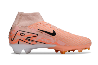 Unisex Nike Air Zoom Mercurial Superfly 10 Elite FG Firm Ground High-Tops Football Boots - Pink/Black/Purple
