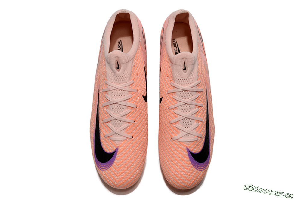 Unisex Nike Air Zoom Mercurial Vapor 16 Elite FG Firm Ground Low-Tops Football Boots - Orange/Black/Purple 4