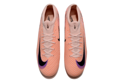 Unisex Nike Air Zoom Mercurial Vapor 16 Elite FG Firm Ground Low-Tops Football Boots - Orange/Black/Purple