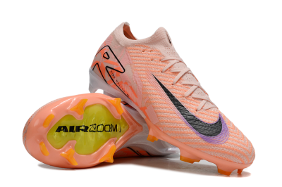 Unisex Nike Air Zoom Mercurial Vapor 16 Elite FG Firm Ground Low-Tops Football Boots - Orange/Black/Purple