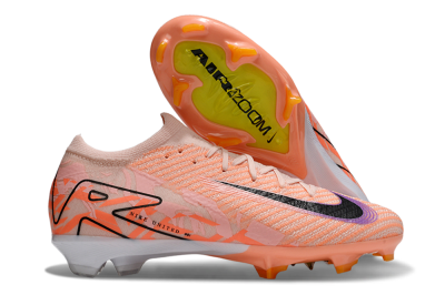 Unisex Nike Air Zoom Mercurial Vapor 16 Elite FG Firm Ground Low-Tops Football Boots - Orange/Black/Purple