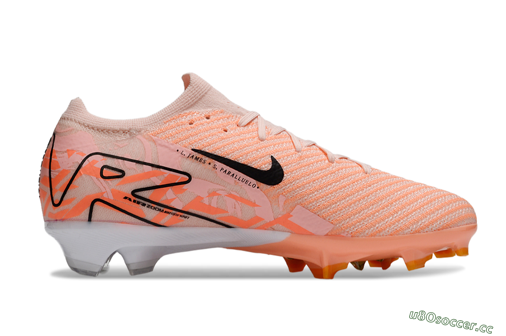 Unisex Nike Air Zoom Mercurial Vapor 16 Elite FG Firm Ground Low-Tops Football Boots - Orange/Black/Purple 7