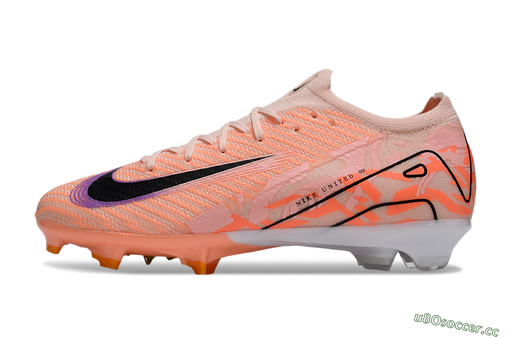 Unisex Nike Air Zoom Mercurial Vapor 16 Elite FG Firm Ground Low-Tops Football Boots - Orange/Black/Purple 0