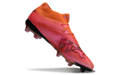 Men's Puma Future 8 Ultimate FG Firm Ground Low-Tops Football Boots - Orange/Pink/Black
