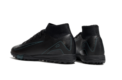 Kids Nike Air Zoom Mercurial Superfly 10 Elite TF Artificial Turf High-Tops Football Shoes - Black/Blue