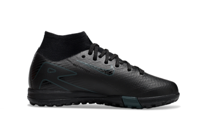 Kids Nike Air Zoom Mercurial Superfly 10 Elite TF Artificial Turf High-Tops Football Shoes - Black/Blue