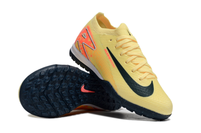 Kids Nike Air Zoom Mercurial Vapor 16 Elite TF Artificial Turf Low-Tops Football Shoes - Yellow/Black/Red
