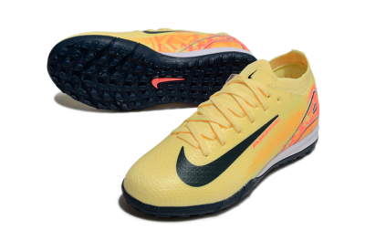 Kids Nike Air Zoom Mercurial Vapor 16 Elite TF Artificial Turf Low-Tops Football Shoes - Yellow/Black/Red