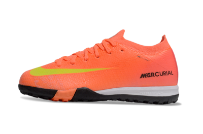 Kids Nike Air Zoom Mercurial Vapor 16 Elite TF Artificial Turf Low-Tops Football Shoes - Red/Yellow/Black