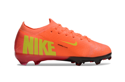 Kids Nike Air Zoom Mercurial Vapor 16 Elite FG Firm Ground Low-Tops Football Boots - Red/Yellow/Black