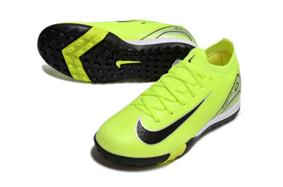 Kids Nike Air Zoom Mercurial Vapor 16 Elite TF Artificial Turf Low-Tops Football Shoes - Yellow/Black/Silver