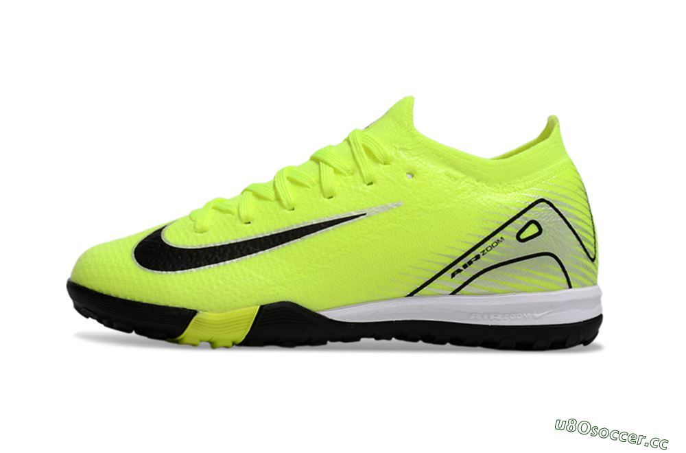 Kids Nike Air Zoom Mercurial Vapor 16 Elite TF Artificial Turf Low-Tops Football Shoes - Yellow/Black/Silver 0