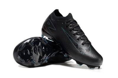 Kids Nike Air Zoom Mercurial Vapor 16 Elite FG Firm Ground Low-Tops Football Boots - Black/Blue