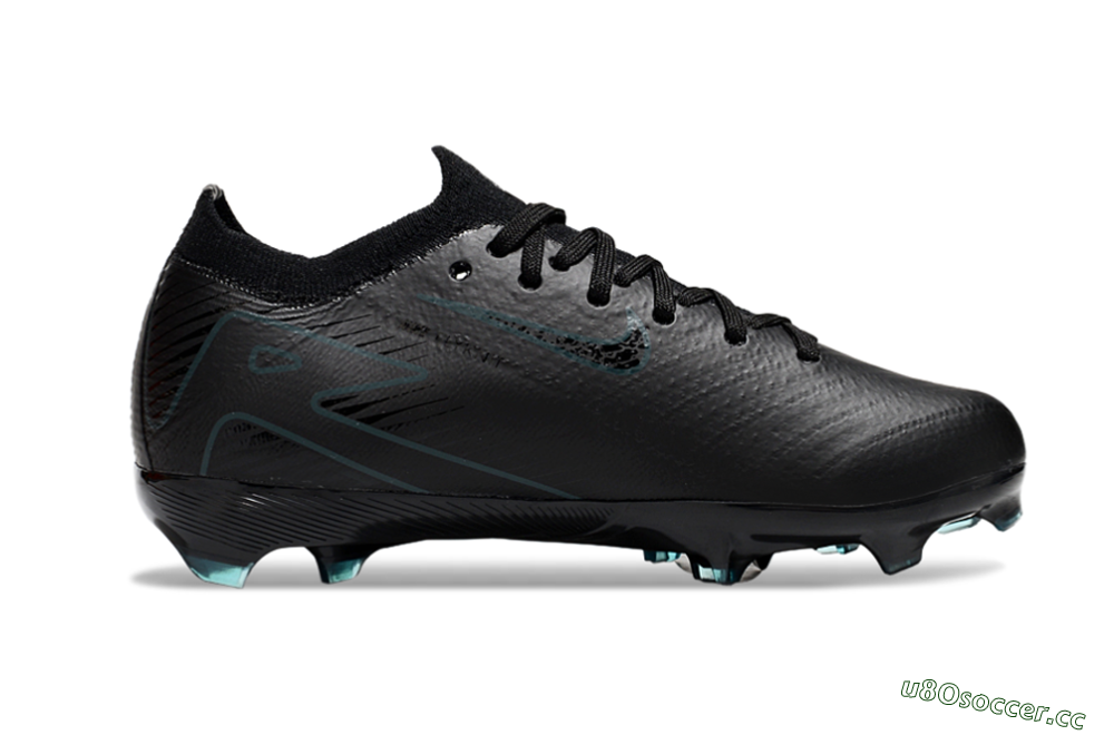 Kids Nike Air Zoom Mercurial Vapor 16 Elite FG Firm Ground Low-Tops Football Boots - Black/Blue 4
