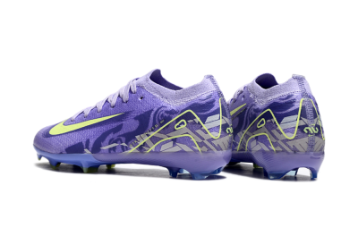 Kids Nike Air Zoom Mercurial Vapor 16 Elite FG Firm Ground Low-Tops Football Boots - Purple/Yellow