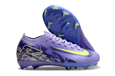 Kids Nike Air Zoom Mercurial Vapor 16 Elite FG Firm Ground Low-Tops Football Boots - Purple/Yellow