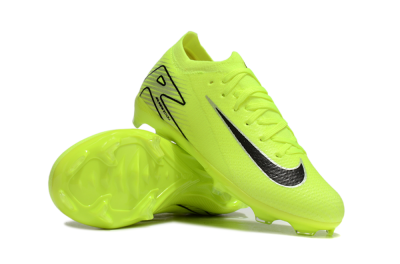Kids Nike Air Zoom Mercurial Vapor 16 Elite FG Firm Ground Low-Tops Football Boots - Yellow/Black/Silver