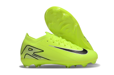 Kids Nike Air Zoom Mercurial Vapor 16 Elite FG Firm Ground Low-Tops Football Boots - Yellow/Black/Silver