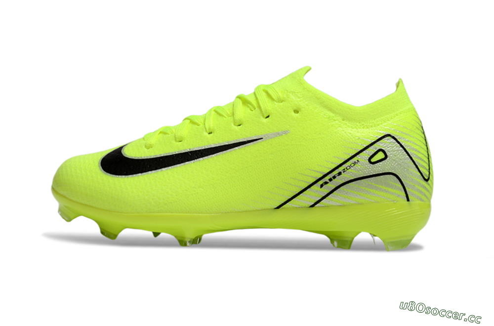Kids Nike Air Zoom Mercurial Vapor 16 Elite FG Firm Ground Low-Tops Football Boots - Yellow/Black/Silver 0