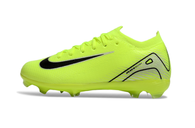 Kids Nike Air Zoom Mercurial Vapor 16 Elite FG Firm Ground Low-Tops Football Boots - Yellow/Black/Silver